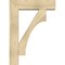Ekena Millwork Westlake Block Rough Sawn Bracket w/ Offset Brace, Douglas Fir, 8"W x 30"D x 42"H BKT0806X30X42WTL05RDF - alternate 3